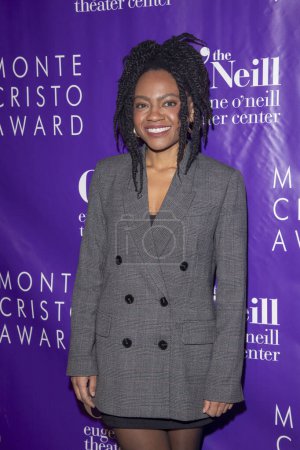 Photo for November 6, 2023 - New York, USA: Gabby Beans attends the Eugene O'Neill Theatre Center Hosting The 22nd Monte Cristo Award Honoring Lynn Nottage - Royalty Free Image