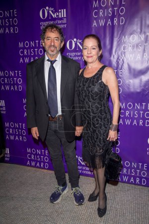 Foto de 6 de noviembre de 2023 - Nueva York, Estados Unidos: Mark Berman e Isabelle Keating asisten al Eugene O 'Neill Theatre Center como anfitriones del 22º Premio Monte Cristo en honor a Lynn Nottage - Imagen libre de derechos