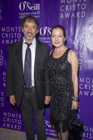 Photo for November 6, 2023 - New York, USA: Mark Berman and Isabelle Keating attend the Eugene O'Neill Theatre Center Hosting The 22nd Monte Cristo Award Honoring Lynn Nottage - Royalty Free Image