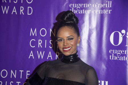 Photo for November 6, 2023 - New York, USA: Krystal Joy Brown attends the Eugene O'Neill Theatre Center Hosting The 22nd Monte Cristo Award Honoring Lynn Nottage - Royalty Free Image