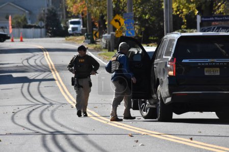 Téléchargez les photos : 8 novembre 2023 - Helmetta, New Jersey, États-Unis : Le FBI cherche un homme, Gregory Yetman, recherché dans le cadre de l'émeute du 6 janvier au Capitole des États-Unis - en image libre de droit