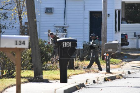 Téléchargez les photos : 8 novembre 2023 - Helmetta, New Jersey, États-Unis : Le FBI cherche un homme, Gregory Yetman, recherché dans le cadre de l'émeute du 6 janvier au Capitole des États-Unis - en image libre de droit