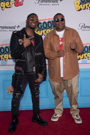 Photo for Good Burger World Premiere. November 14, 2023, New York, New York, USA: (L-R) Kel Mitchell and Kenan Thompson attend the Good Burger World Premiere at Regal Union Square on November 14, 2023 in New York City. - Royalty Free Image