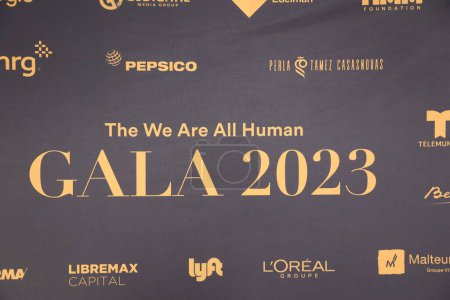 Téléchargez les photos : Nous sommes tous Human Gala 2023 à New York 7 décembre 2023, New York, USA. La mission de We are all Human est d'unifier toutes les personnes et de créer des canaux d'accès qui ne laisseront personne derrière eux.. - en image libre de droit