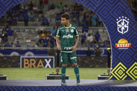 Foto de Belo Horizonte (MG), 12 / 06 / 2023 - Marcos Rocha de Palmeiras celebra el 12º título de DodecaCampeao en un partido entre Cruzeiro contra Palmeiras que termina con un marcador de 1 x 1 - Imagen libre de derechos