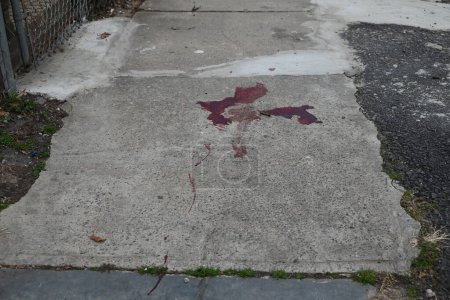 Photo for Investigation continues into a fatal shooting in Newark, New Jersey. January 4, 2023, Newark, New Jersey, USA: Authorities came back to Ridgewood Avenue and West Bigelow Street in Newark, New Jersey Thursday morning - Royalty Free Image