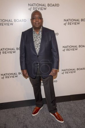 Photo for 2024 National Board of Review Awards Gala. January 11, 2024, New York, New York, USA: Kemp Powers attends the 2024 National Board of Review Gala at Cipriani 42nd Street on January 11, 2024 in New York City. - Royalty Free Image