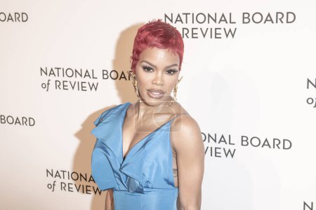 Photo for 2024 National Board of Review Awards Gala. January 11, 2024, New York, New York, USA: Teyana Taylor attends the 2024 National Board of Review Gala at Cipriani 42nd Street on January 11, 2024 in New York City. - Royalty Free Image