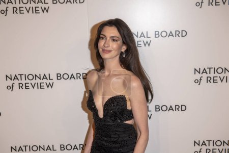 Photo for 2024 National Board of Review Awards Gala. January 11, 2024, New York, New York, USA: Anne Hathaway attends the 2024 National Board of Review Gala at Cipriani 42nd Street on January 11, 2024 in New York City. - Royalty Free Image