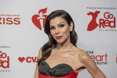 Photo for The American Heart Association's Red Dress Collection Concert 2024. January 31, 2024, New York, New York, USA: Heather Dubrow attends The American Heart Association's Red Dress Collection Concert 2024 at Jazz at Lincoln Center - Royalty Free Image