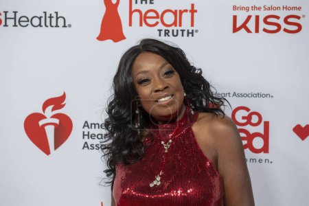 Photo for The American Heart Association's Red Dress Collection Concert 2024. January 31, 2024, New York, New York, USA: Star Jones attends The American Heart Association's Red Dress Collection Concert 2024 at Jazz at Lincoln Center - Royalty Free Image