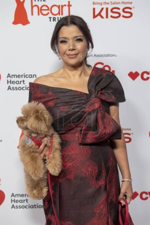 Photo for The American Heart Association's Red Dress Collection Concert 2024. January 31, 2024, New York, New York, USA: Ana Navarro attends The American Heart Association's Red Dress Collection Concert 2024 at Jazz at Lincoln Center - Royalty Free Image