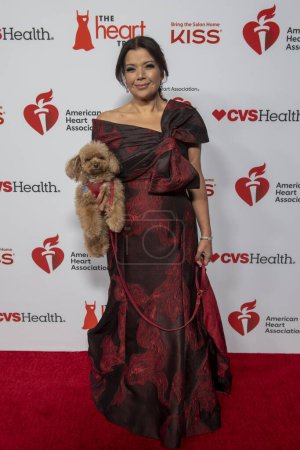 Photo for The American Heart Association's Red Dress Collection Concert 2024. January 31, 2024, New York, New York, USA: Ana Navarro attends The American Heart Association's Red Dress Collection Concert 2024 at Jazz at Lincoln Center - Royalty Free Image