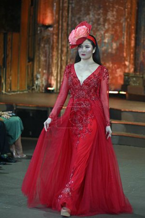 Photo for Couture Fashion Week 2024 in New York City, New York. Saturday February 3rd 2024, New York City. New York USA. Fashion Week begins in New York City from February 9th to the 14th. However, there are a few fashion runway events that begin earlier - Royalty Free Image