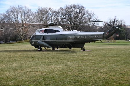 Photo for U.S. President Joe Biden departs the South Lawn of the White House in Washington, D.C. February 8, 2024, Washington, D.C., USA: Special Counsel Robert Hur announced that there is evidence that U.S. President Joe Biden willfully retained - Royalty Free Image