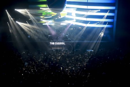 Téléchargez les photos : Sao Paulo (SP), Brésil 02 / 10 / 2024 - Dj Doozie ouvre le Carnaval, le premier événement de musique électronique dans un endroit complètement fermé et climatisé avec la plus grande scène intérieure du pays. - en image libre de droit