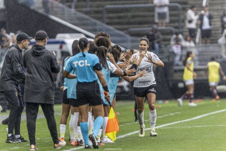 Photo for Sao Paulo (SP), 02/15/2024 - WOMEN'S SUPERCUP CORINTHIANS afternoon of this Thursday, February 15, 2024. - Royalty Free Image