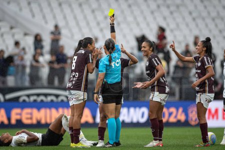 Photo for Sao Paulo (SP), 02/15/2024 - WOMEN'S SUPERCUP CORINTHIANS afternoon of this Thursday, February 15, 2024. - Royalty Free Image