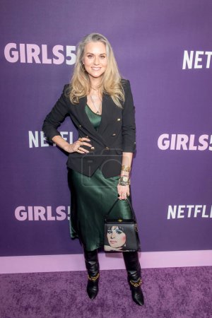 Photo for March 7, 2024 - New York, United States: Hilarie Burton attends Netflix Girls5eva season 3 premiere at Paris Theater in New York City, USA - Royalty Free Image