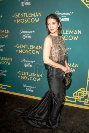 Photo for "A Gentleman in Moscow" Premiere Event in NYC. March 12, 2024 - New York, USA: Mary Elizabeth Winstead attends "A Gentleman in Moscow" premiere event in NYC at Museum of Modern Art on March 12, 2024 in New York City. - Royalty Free Image