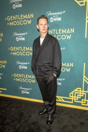 Photo for "A Gentleman in Moscow" Premiere Event in NYC. March 12, 2024 - New York, USA: Tom Harper attend "A Gentleman in Moscow" premiere event in NYC at Museum of Modern Art on March 12, 2024 in New York City. - Royalty Free Image