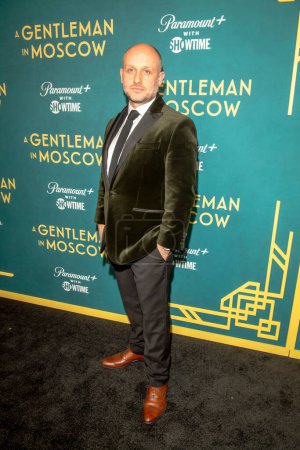 Photo for "A Gentleman in Moscow" Premiere Event in NYC. March 12, 2024 - New York, USA: Ben Vanstone attends "A Gentleman in Moscow" premiere event in NYC at Museum of Modern Art on March 12, 2024 in New York City. - Royalty Free Image