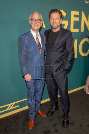 Photo for "A Gentleman in Moscow" Premiere Event in NYC. March 12, 2024 - New York, USA: Ewan McGregor, Amor Towles attend "A Gentleman in Moscow" premiere event in NYC at Museum of Modern Art on March 12, 2024 - Royalty Free Image