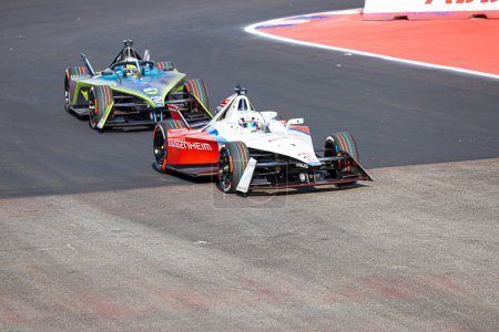 Photo for SAO PAULO (SP), 03/15/2024 - View of the free practice sessions and movement of the Sao Paulo e-Prix of Formula E, this Friday, March 15, 2024, at the Anhembi complex, north zone of Sao Paulo. - Royalty Free Image