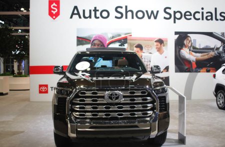 Photo for 2024 New York International Auto Show. March 27, 2024, New York, USA: The media is treated to New York International Auto Show from March 27 to 28, which is the America's First and Largest-Attended Auto Show Presents Wide Range of Industry Event - Royalty Free Image