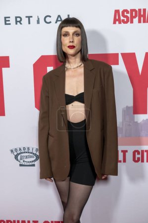 Photo for Asphalt City New York Screening. March 27, 2024, New York, New York, USA: Raquel Nave attends the Asphalt City New York Screening at AMC Lincoln Square Theater on March 27, 2024 in New York City. - Royalty Free Image
