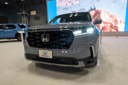 Photo for The New York International Auto Show 2024. March 27, 2024, New York, New York, USA: The 2024 Honda Pilot seen during the International Auto Show press preview at the Jacob Javits Convention Center on March 27, 2024 in New York City. - Royalty Free Image