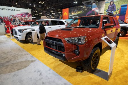 Photo for The New York International Auto Show 2024. March 27, 2024, New York, New York, USA: A Toyota 4Runner seen on display during the International Auto Show press preview at the Jacob Javits Convention Center on March 27, 2024 in New York City. - Royalty Free Image