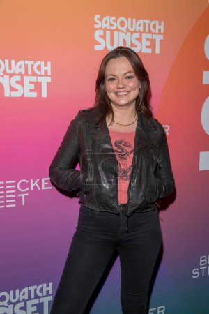 Photo for Sasquatch Sunset New York Premiere. April 01, 2024, New York, New York, USA: Emily Meade attends Sasquatch Sunset New York premiere at Metrograph on April 01, 2024 in New York City. - Royalty Free Image