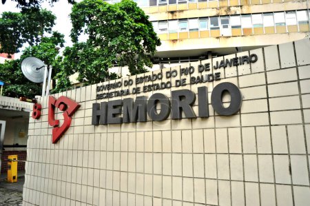 Téléchargez les photos : Rio de Janeiro (RJ), 02 / 04 / 2024 - Hemorio dans la ville de Rio de Janeiro (Institut d'État d'hématologie Arthur de Siqueira Cavalcanti), lance une campagne pour encourager les dons de plaquettes - en image libre de droit