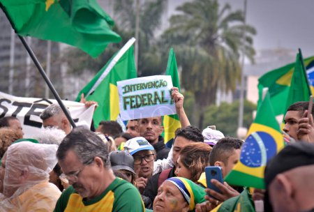 Téléchargez les photos : Rio de Janeiro (RJ), Brésil 02 / 04 / 2024 - La majorité des ministres de la Cour suprême fédérale (STF) comprennent que l'article 142 de la Constitution ne permet aucune interprétation qui admette le recours aux forces armées - en image libre de droit