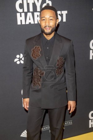 Photo for (NEW) City Harvest Presents The 2024 Gala: Magic Of Motown. April 10, 2024, New York, USA: John Legend attends as City Harvest Presents The 2024 Gala: Magic Of Motown at Cipriani 42nd Street. - Royalty Free Image