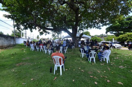 Téléchargez les photos : NATAL (RN) Brésil Des serveurs en grève dans la ville de Natal décision a eu lieu, selon le syndicat de la catégorie, après une autre négociation frustrée avec le gouvernement du Rio Grande do Norte pour un ajustement salarial - en image libre de droit