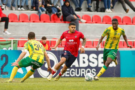 Photo for Oliveira de Azemeis (PT), 05/04/2024 Joao Paulo player from UD Oliveirense during the match between UD Oliveirense x CD Tondela, valid for the 32nd round of the LIGA PORTUGAL SABSEG - Royalty Free Image