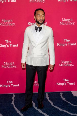 Foto de 02 de mayo de 2024, Nueva York, Nueva York, Estados Unidos: John Legend asiste a la Gala Global de The King 's Trust 2024 en Cipriani South Street el 02 de mayo de 2024 en la ciudad de Nueva York. - Imagen libre de derechos