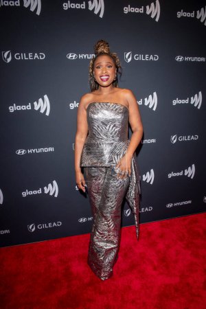 Foto de 11 de mayo de 2024, Nueva York, Nueva York, Estados Unidos: Jennifer Hudson asiste a la 35ª edición de los GLAAD Media Awards en el New York Hilton Midtown el 11 de mayo de 2024 en la ciudad de Nueva York - Imagen libre de derechos