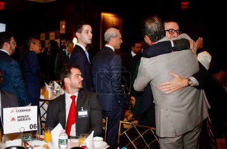 Foto de Nueva York (EE.UU.), 14 / 05 / 2024: Lide - Grupo de Líderes Empresariales, celebra este martes (14), el Foro de Inversiones Lide Brasil, en la ciudad de Nueva York, en los Estados Unidos. - Imagen libre de derechos