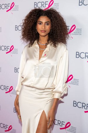 Photo for Breast Cancer Research Foundation Hot Pink Party. May 14, 2024, New York, New York, USA: Imaan Hammam attends the Breast Cancer Research Foundation Hot Pink Party at The Glasshouse on May 14, 2024 in New York City. - Royalty Free Image