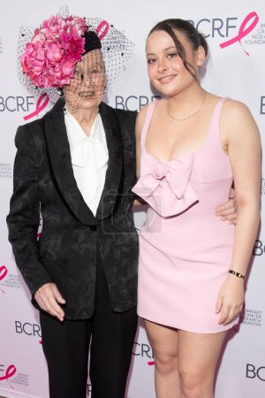 Photo for Breast Cancer Research Foundation Hot Pink Party. May 14, 2024, New York, New York, USA: (L-R) Roslyn Goldstein and Tillie Glucksman attends the Breast Cancer Research Foundation Hot Pink Party at The Glasshouse on May 14, 2024 in New York City - Royalty Free Image