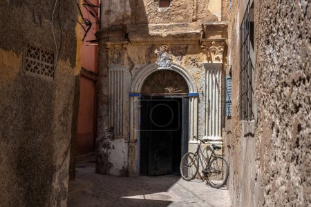 Photo for Picturesque alley in the historic Portuguese medina of El Jadida, Morocco - Royalty Free Image