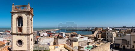 Photo for Skyline of old Portuguese city center of El Jadida, Morocco - Royalty Free Image