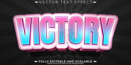 Effet texte Gamer, esport modifiable et style texte néon