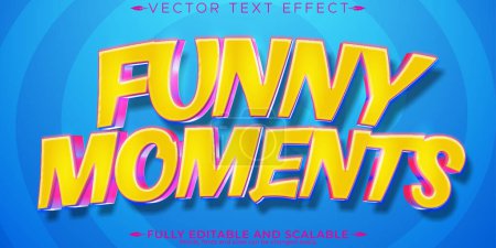 Funny moments text effect, editable channel banner and thumbnail