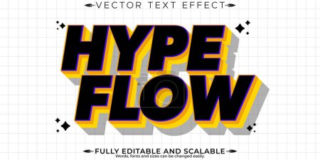 Editable stylish text effect, editable modern lettering typograp