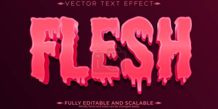Zombie-Texteffekt, editierbare Untote und anpassbare Gruselschrift