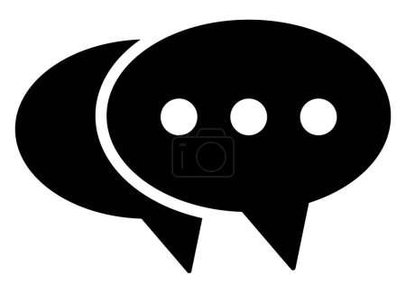 Callout. Speech bubble. Speech balloon. Dialogue Clouds. Vector clipart isolated on white background. 